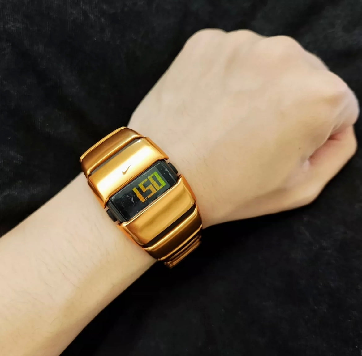 Rare wrist watches for men vintage Nike D-line Big AL gold collector limited edition