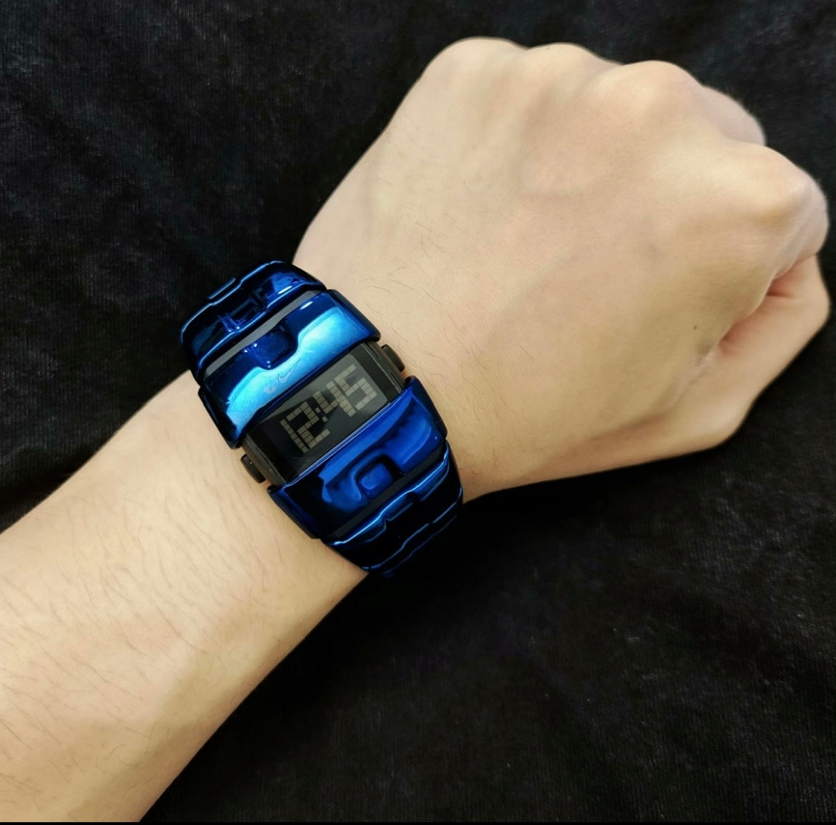Rare wrist watches for men vintage Nike D-line blue collector limited edition