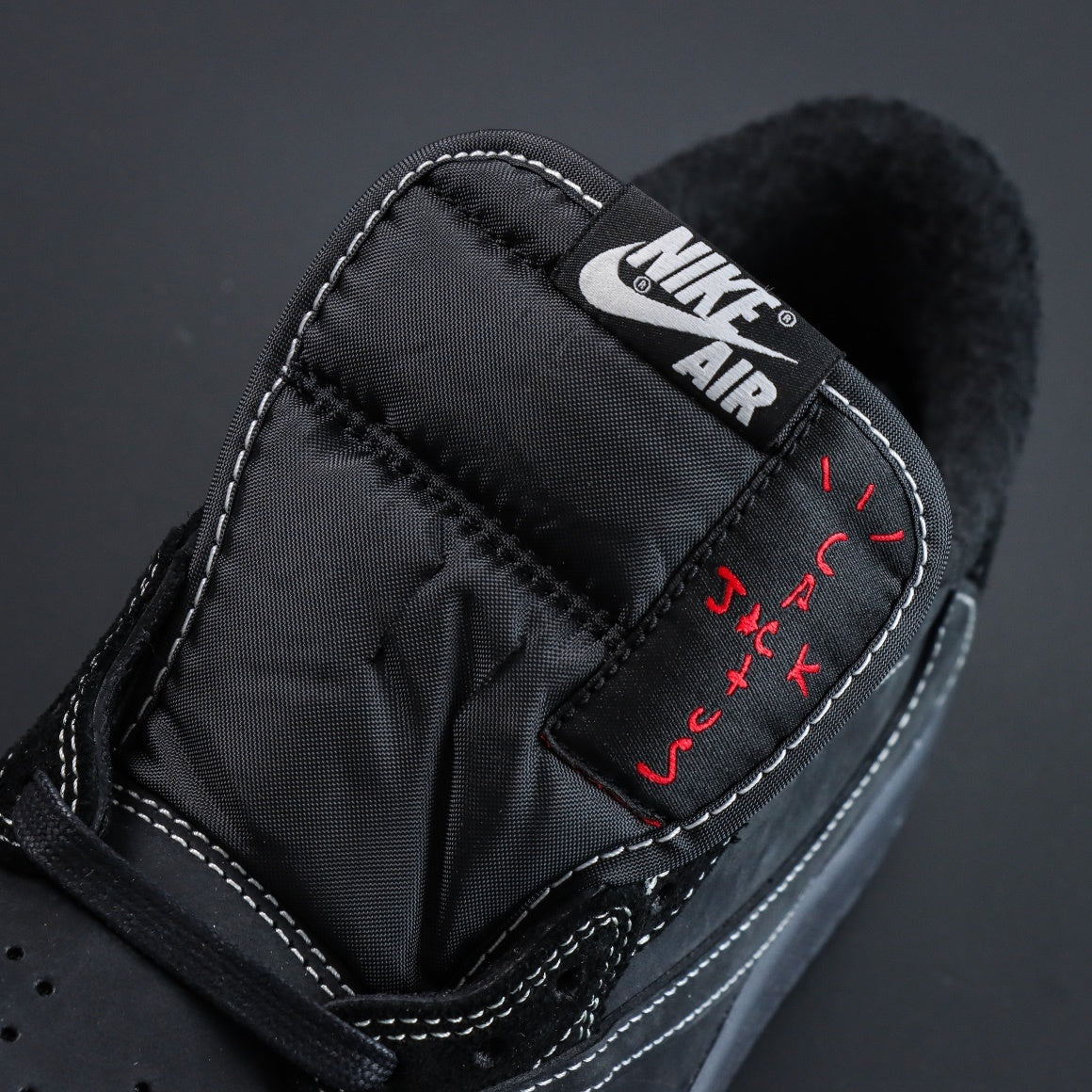 TRAVIS SOCTT X NIKE AIR JORDAN 1 LOW OG "BLACK PHANTOM" DM7866-001