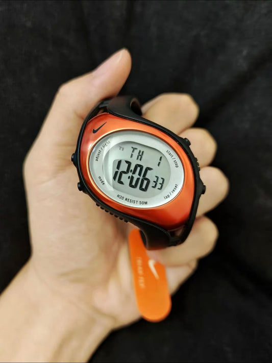 Nike “Lava Orange” Tilted Watch – Rare Vintage Y2K Sports Digital Timepiece