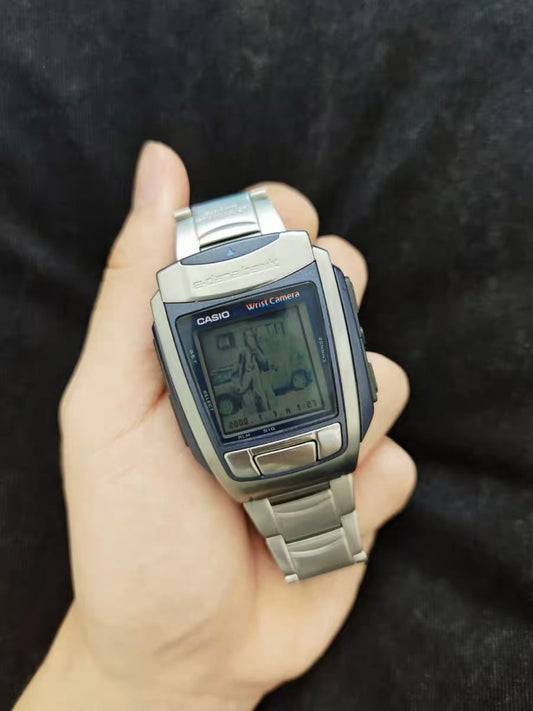 Casio WQV-10 Metal Edition – Vintage Y2K Camera Watch (Rare Collector’s Piece)