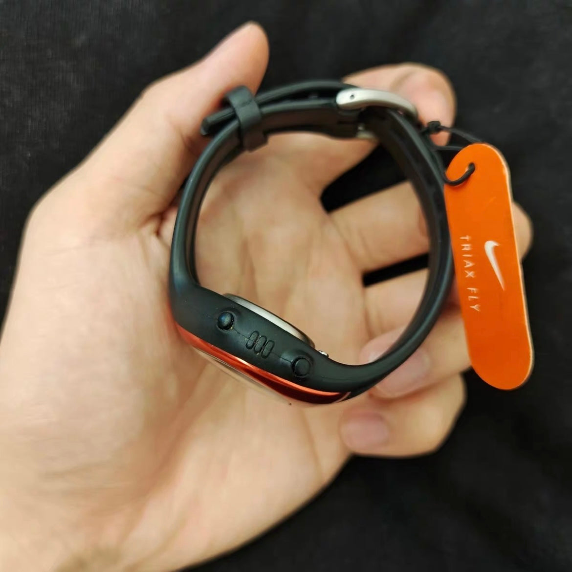Nike “Lava Orange” Tilted Watch – Rare Vintage Y2K Sports Digital Timepiece