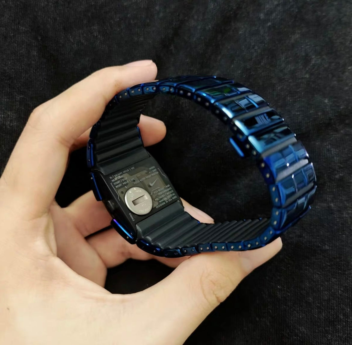 Rare wrist watches for men vintage Nike D-line blue collector limited edition