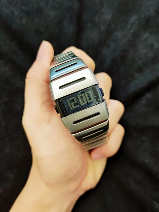Unique Vintage Rare Early 2000s Nike Unholey Ron Digital Watch WC0002-001 BIG AL