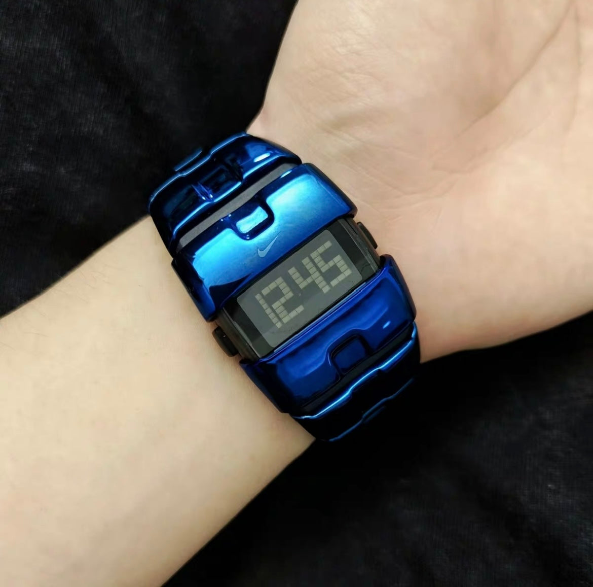Rare wrist watches for men vintage Nike D-line blue collector limited edition