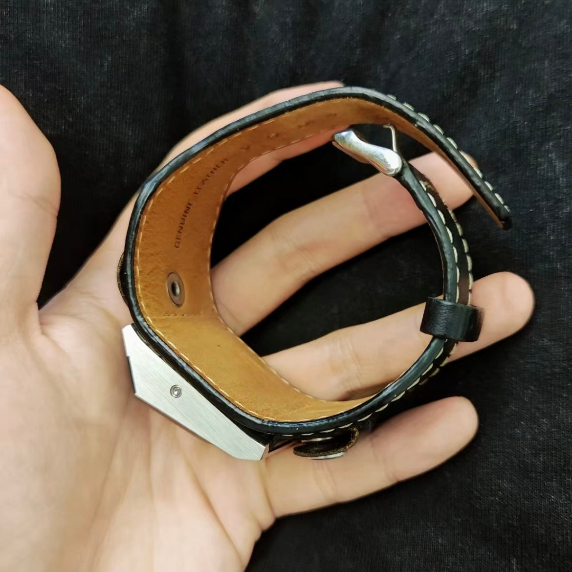 Adidas Driver’s Blood Screen LED Watch – Rare Leather Strap Version (Limited Edition)