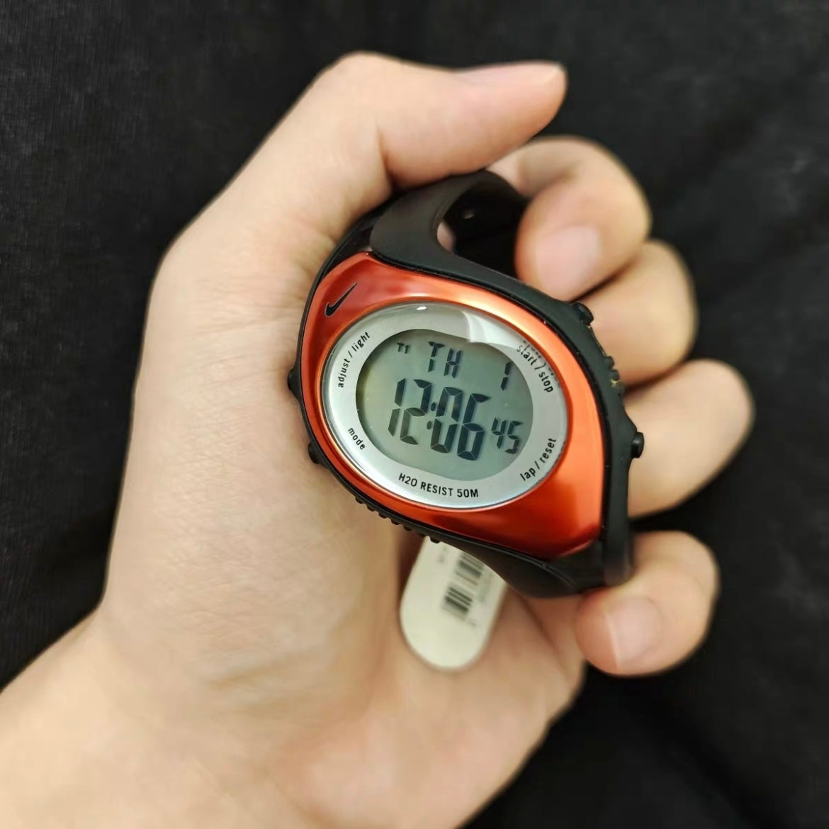 Nike “Lava Orange” Tilted Watch – Rare Vintage Y2K Sports Digital Timepiece
